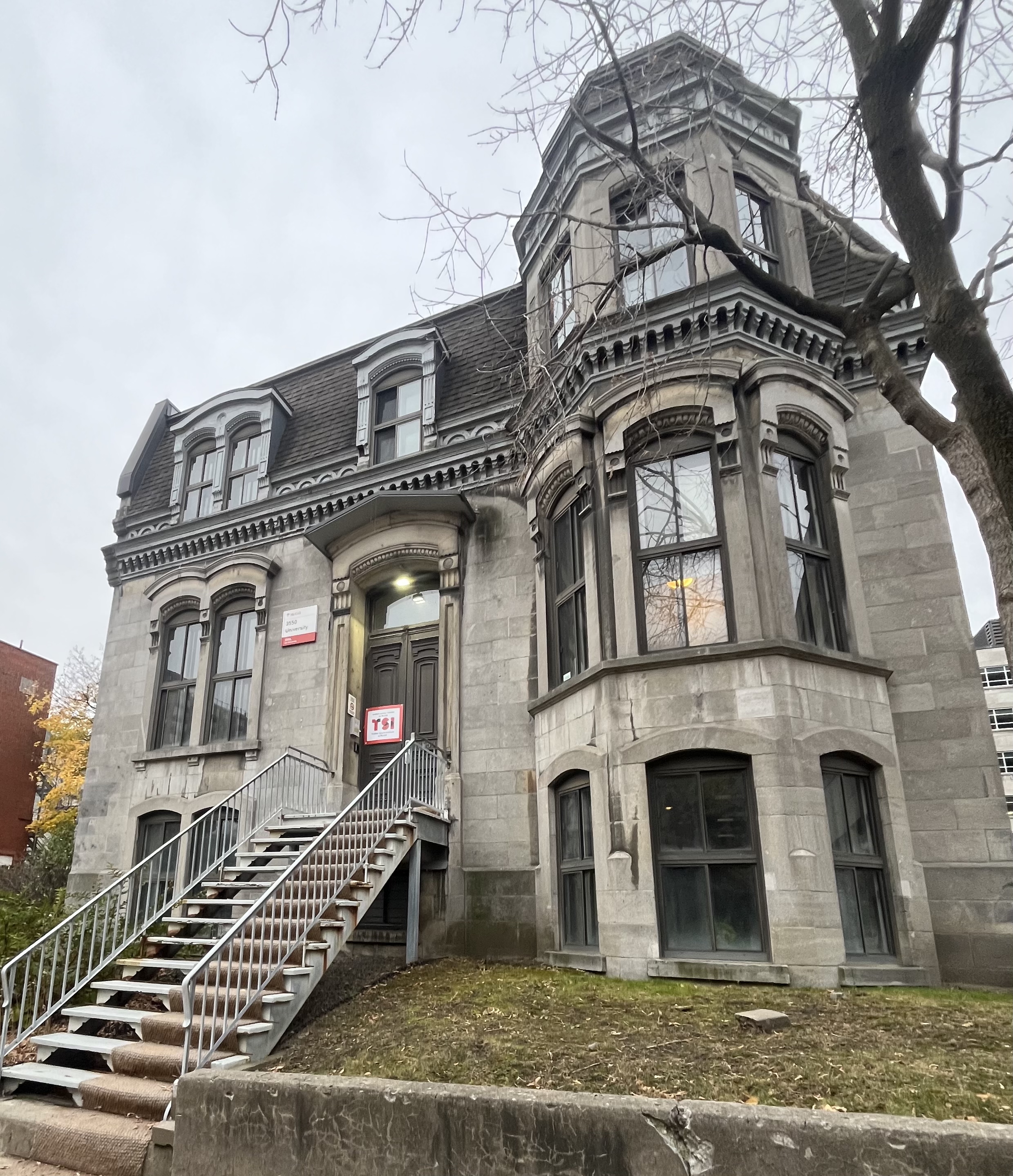 Exterior: TSI at McGill